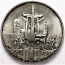 100000 zł złotych 1990 Solidarność TYP A SREBRO