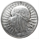 10 zł złotych 1932 Głowa kobiety Polonia SREBRO