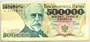 1990 500000 zł złotych Sienkiewicz seria H