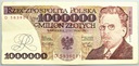 1991 1000000 zł złotych Reymont, seria D