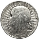 5 zł złotych 1933 Głowa kobiety Polonia SREBRO