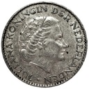 Holandia 1 Gulden 1958 SREBRO