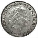 Holandia 1 Gulden 1956 SREBRO