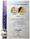 Wspólna Waluta Euro Portugalia, SREBRO Ag999, 40mm