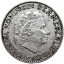 Holandia 1 Gulden 1955 SREBRO
