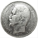 Francja 5 Franków 1852 Napoleon Bonaparte