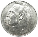 10 zł złotych 1937 Józef Piłsudski SREBRO
