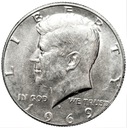 USA 1/2 Dolara Half Dollar 1969 Kennedy SREBRO