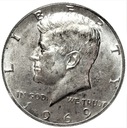USA 1/2 Dolara Half Dollar 1969 Kennedy SREBRO