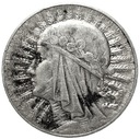 5 zł złotych 1933 Głowa kobiety Polonia SREBRO