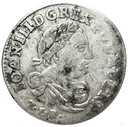 Szóstak 1683 Jan III Sobieski w wieńcu laurowym