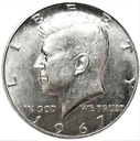 USA 1/2 Dolara Half Dollar 1967 Kennedy SREBRO
