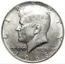 USA 1/2 Dolara Half Dollar 1968 Kennedy SREBRO
