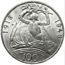 Czechosłowacja 100 Koron 1948 Niepodległość