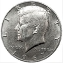 USA 1/2 Dolara Half Dollar 1967 Kennedy SREBRO