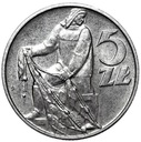 5 zł, pięć złotych z Rybakiem 1971 Rybak