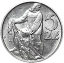 5 zł pięć złotych z Rybakiem 1973 Rybak