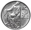 5 zł pięć złotych z Rybakiem 1973 Rybak