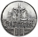100000 zł złotych 1990 Solidarność TYP A SREBRO