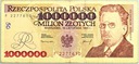 1993 1000000 zł złotych Reymont, seria F
