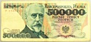 1990 500000 zł złotych Sienkiewicz seria P