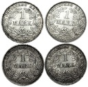Lot Zestaw 4X 1 Marka Inwestycja SREBRO