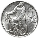 5 zł pięć złotych z Rybakiem 1974 Rybak