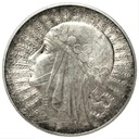 5 zł złotych 1933 Głowa kobiety Polonia SREBRO