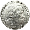 Niemcy 5 Marek 1937 Hindenburg SREBRO