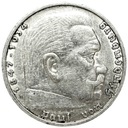 Niemcy 5 Marek, Mark 1935, Hindenburg, SREBRO