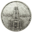 Niemcy 2 Marki 1934 z datą, data. Wieża Kościół