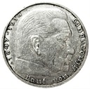 Niemcy 2 marki 1938 Hindenburg SREBRO