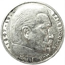 Niemcy 5 Marek, Mark 1935, Hindenburg, SREBRO