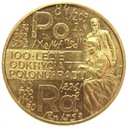 2 zł złote 1998 Skłodowska Polon i rad