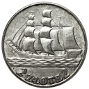 2 złote 1936 Żaglowiec Żaglówka Statek SREBRO