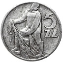 5 zł złotych 1958 z Rybakiem, wąskie 8, Rybak
