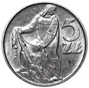 5 zł, pięć złotych z Rybakiem 1971 Rybak