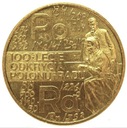 2 zł złote 1998 Skłodowska Polon i rad