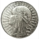 10 zł złotych 1932 Głowa kobiety Polonia SREBRO