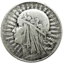 5 zł złotych 1932 Głowa kobiety Polonia SREBRO