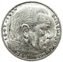 Niemcy 2 Marki 1937 Hindenburg SREBRO
