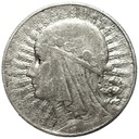 5 zł złotych 1933 Głowa kobiety Polonia SREBRO