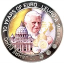 Medal 10 lat Euro Watykan
