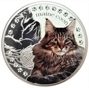 1 Dollar 2014 Maine Coon SREBRO