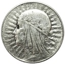 5 zł złotych 1933 Głowa kobiety Polonia SREBRO