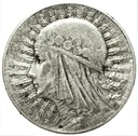 5 zł złotych 1933 Głowa kobiety Polonia SREBRO