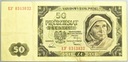 1948 50 zł Pięćdziesiąt Złotych, seria EF