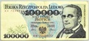 1990 100000 zł złotych Moniuszko seria AK