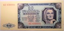 1948 20 zł Dwadzieścia Złotych, seria KE