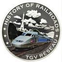 5 Dollars 2011 Historia Kolei TGV Reseau